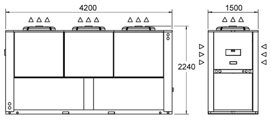 ICE 310 A, chladiaci výkon 309 kW